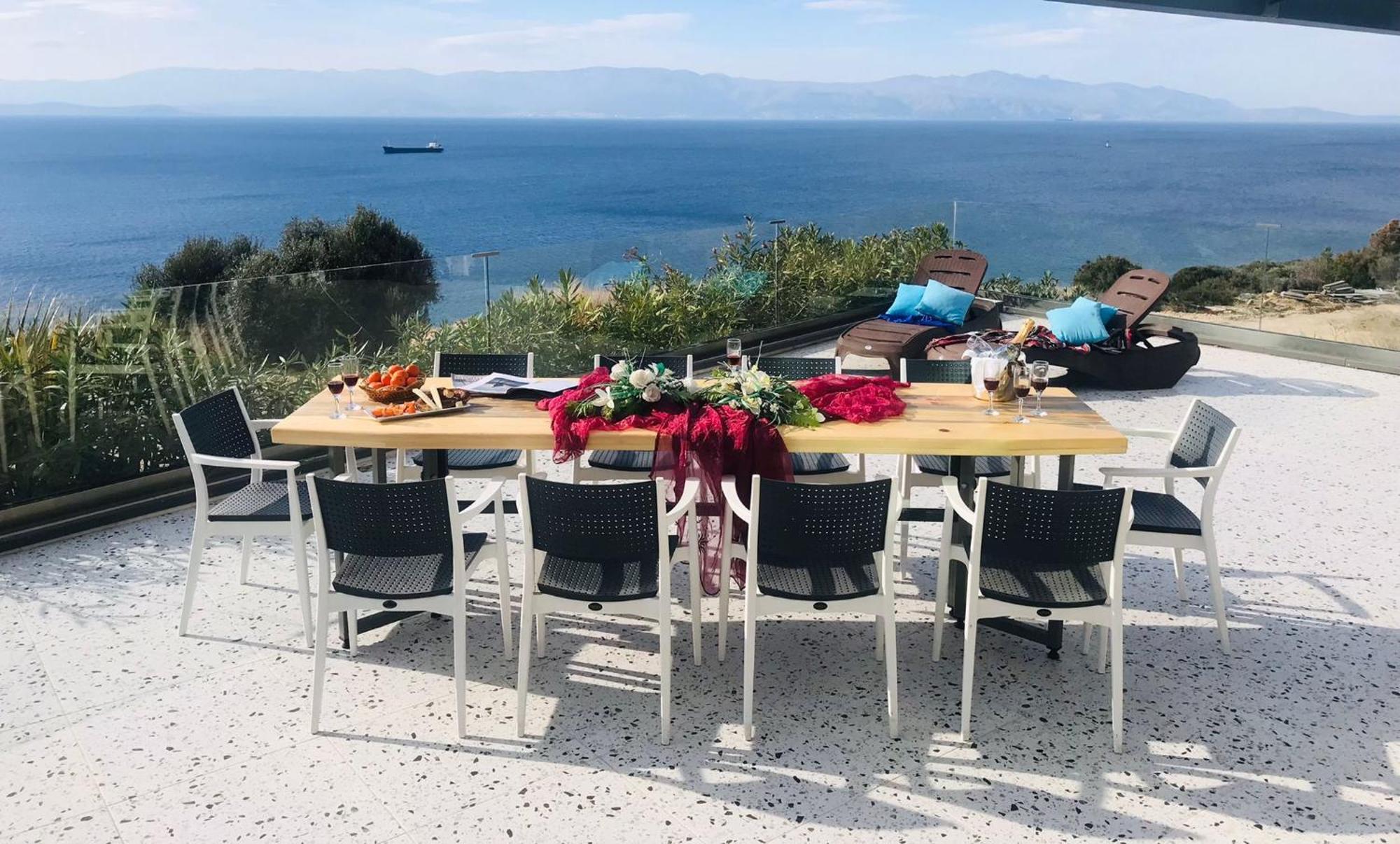 Mavi Panorama Villa Cesme Bagian luar foto